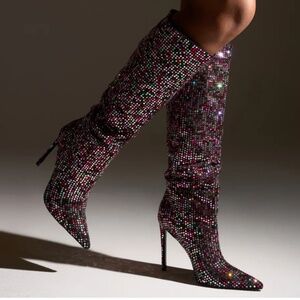 ALIRA - AZALEA WANG IZZY EMBELLISHED BOOT - Holiday colors!